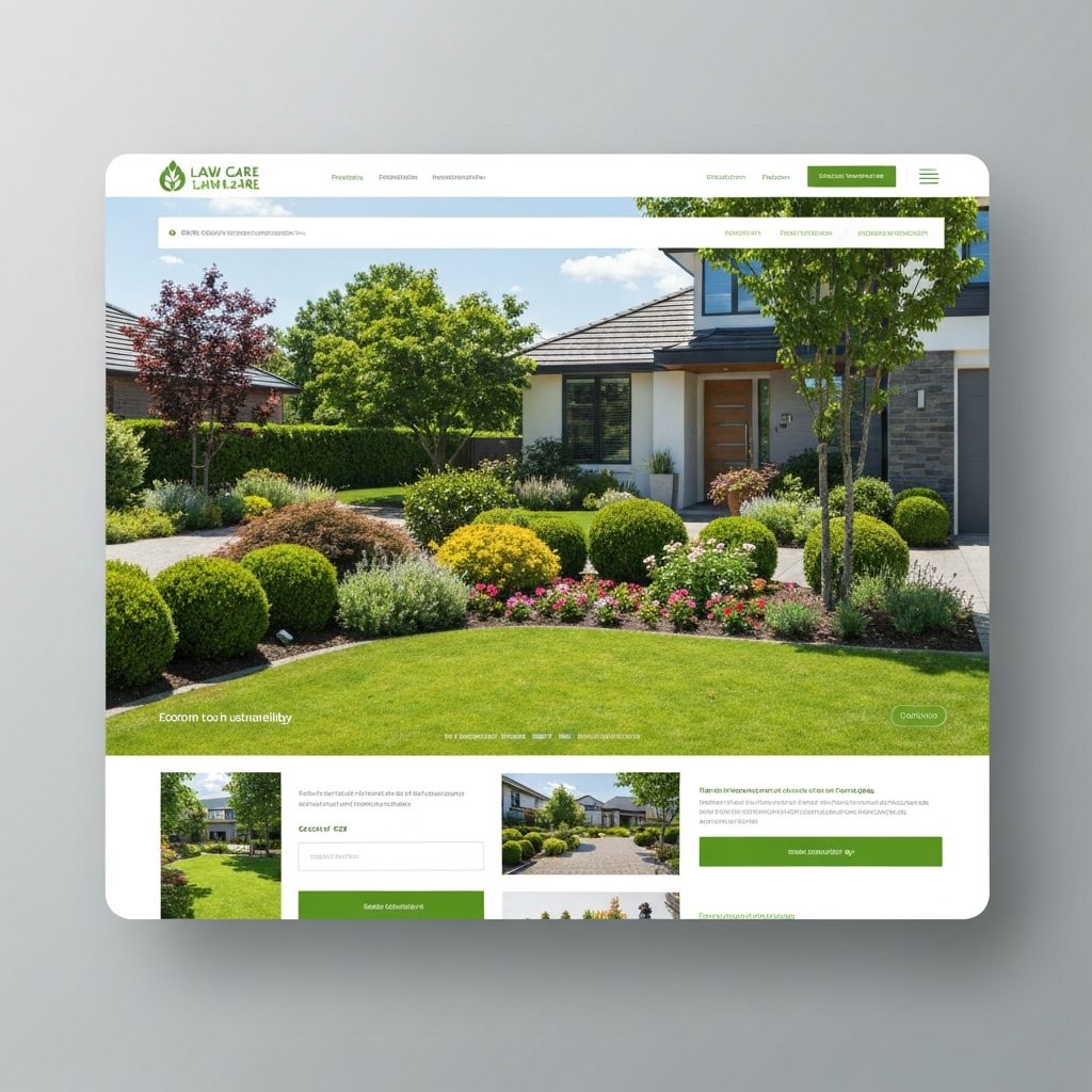 GreenScapes Lawn Service website screenshot